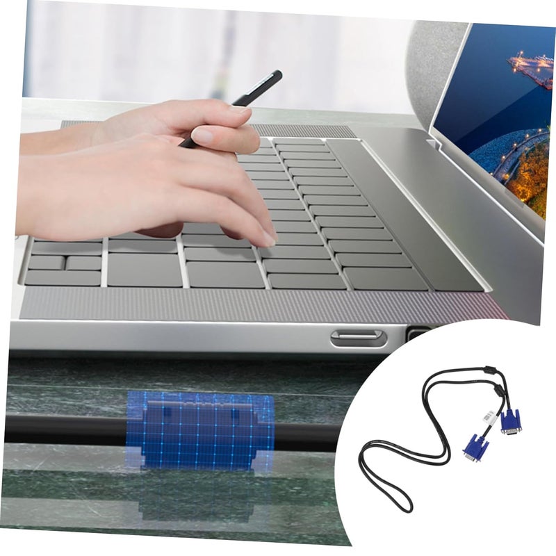 قطعتان من كابل VGA إلى VGA بطول 6 أقدام للابتوب، الشاشة، جهاز العرض - Image 4